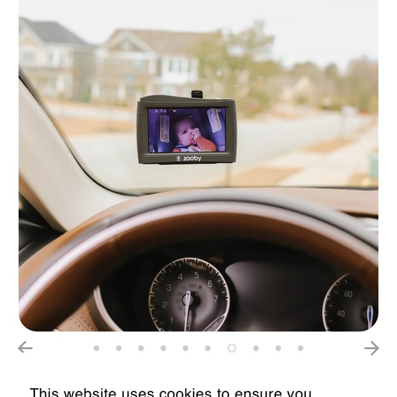 Plush baby car camera monitor - Picture 5 of 5